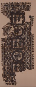 Gordijnpaneel met Scènes van Vrolijkheid, 500s