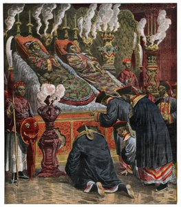 Dood van Cixi en Guangxu