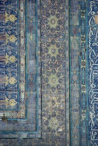 Detail van boogdecoratie, Paleis van Ak-Sarai (Wit Paleis) laat 14e eeuw door Unbekannt
