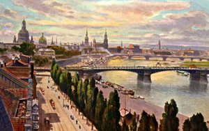Dresden Uitzicht op de stad