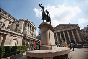 Standbeeld van de Hertog van Wellington, Bank Junction, Londen (foto)