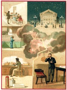 Elektriciteit: van de krachtcentrale tot de stadsverlichting, ca. 1900-1910