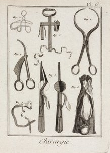 Vroege moderne chirurgische instrumenten