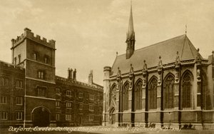 Exeter College, Oxford door Unbekannter Künstler