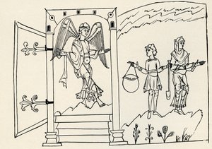 Verdrijving van Adam en Eva uit het Paradijs (gravure)