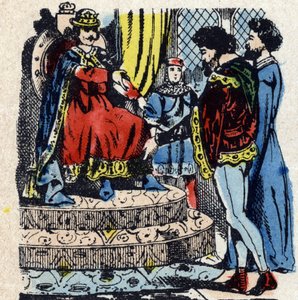 Verdrijving van joden en Italiaanse bankiers onder Karel IV door Unbekannter Künstler
