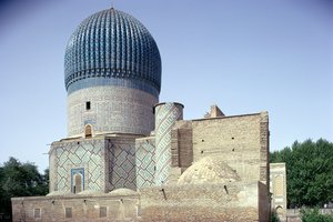 Exterieur vanuit het oosten, Timuridische periode, ca. 1403 door Unbekannt