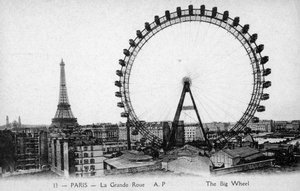 Reuzenrad, Parijs - 1900 Exposition Universelle