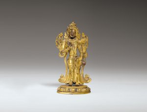 Beeld van een Bodhisattva, 18e-19e eeuw door Unbekannt