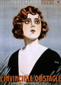 Filmposter Het onoverwinnelijke obstakel met Silvia Breamer door Unbekannt