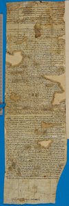 Fragment van een aanbevelingsbrief voor Reuben ben Isaac, verso door Unbekannter Künstler
