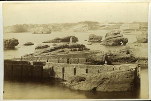 Frankrijk, Aquitanië, Pyrénées-Atlantiques (64), Biarritz: Inrichting van de vissershaven door Unbekannter Künstler