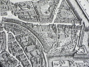 Frankfurt Judengasse 1628 door Unbekannter Künstler
