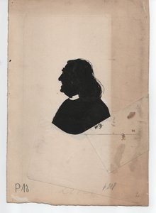 Franz Liszt (1811-1886) (ca. 1850, silhouet)