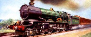 Great Western Railway trein - King George V door Unbekannter Künstler