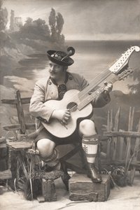Gustav Rechl, Duitsland 1908 (zwart-wit foto)