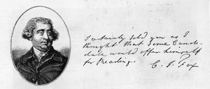 Handschrift en handtekening van Charles James Fox
