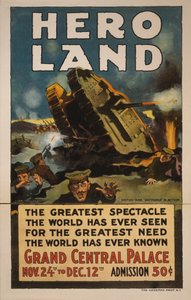 Hero Land Poster, New York, New York door Unbekannt