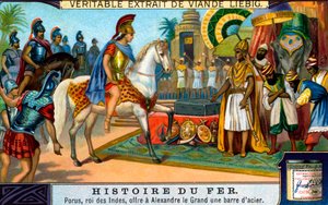 Geschiedenis van IJzer: Koning Porus en Alexander de Grote