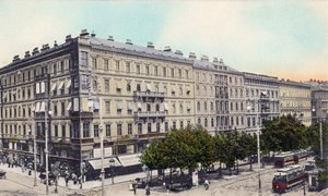 Hotel Bristol Kärntnerring in Wenen, eind 19e/begin 20e eeuw (ansichtkaart) door Unbekannter Künstler