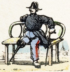I - Invalide - Alfabet - kinderentertainment - Image epinal, populaire serie c.1890 door Unbekannt