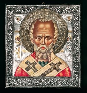 Icoon van Sint Nicolaas door Benjamin Baud