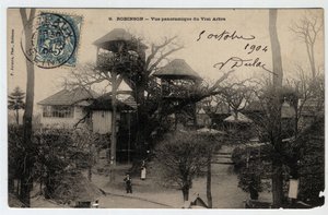 Ile de France, Hauts de Seine (92), Le Plessis Robinson: panoramisch uitzicht op de 