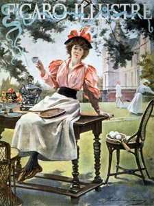 Illustratie van Madeleine Lemaire in: Le Figaro Illustre, Frankrijk