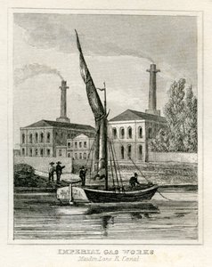 Imperial Gasfabriek door Unbekannt