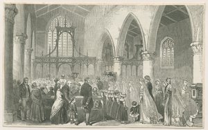 Interieur van Trentham Kerk door Unbekannt