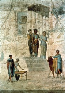 Jason en Pelias, uit het Huis van Jason, of van de Fatale Liefdes, Pompeii door Unbekannter Künstler