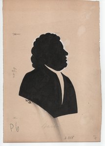 Johann Sebastian Bach (1685-1750) (ca. 1850, silhouet)