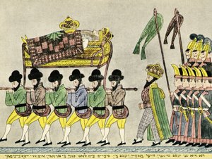 Jozefs broers dragen Jakob uit Egypte - Bijbel door Unbekannter Künstler