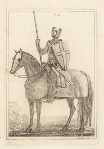 Ridder of man in wapenrusting uit de tijd van koning Hendrik II door Unbekannt