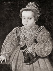 Lady Arbella Stuart als kind, uit The Girl Through the Ages, gepubliceerd 1933 door Unbekannt
