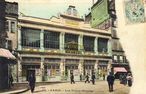 Les Folies-Bergère exterieur, Parijs Beroemde Parijse nachtclub