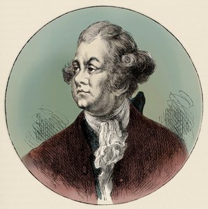 Lord Frederick North - portret door Unbekannter Künstler