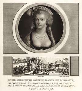 Marie Antoinette, laatste koningin van Frankrijk door Unbekannt