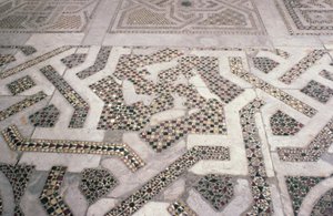 Mozaïekvloer in de kathedraal van Monreale, Sicilië door Unbekannt
