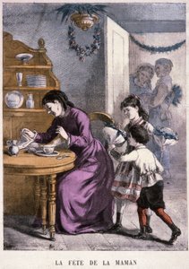 Moederdag, ca. 1870-1880