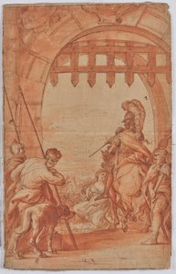 Mythologische scène () door Unbekannter Künstler