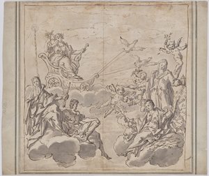 Mythologische scène door Unbekannter Künstler