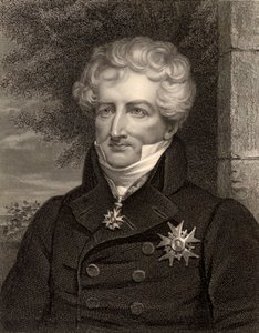 Natuuronderzoeker Georges Cuvier, Parijs, Frankrijk, ca. 1810 (zwart-wit foto) door Unbekannt