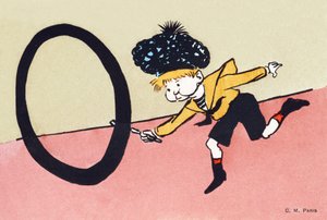 O zoals hoepel in de vorm van een O - Kinderalfabet door Unbekannt