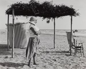Op het strand door Unbekannt
