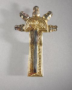 Paar Fibulae, Alemannisch, 500-600 door Unbekannt