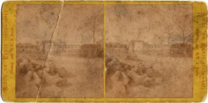 Belegering van Parijs (1871): uitzicht op de stad tijdens de belegering door de Pruisen tussen 20/09/1870 en 28/01/1871