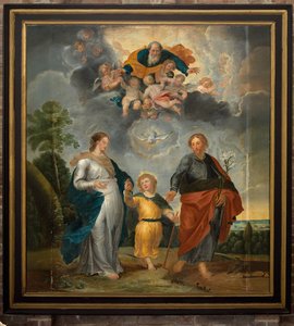 Parochiekerk Onze-Lieve-Vrouw-Hemelvaart, interieur, De Heilige Familie (?) door Unbekannter Künstler