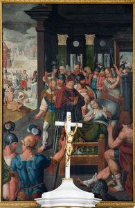 Parochiekerk Sint-Michiel, Cornelius en Ghislenus. Interieur. door Unbekannter Künstler
