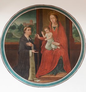 Parochiekerk Sint-Denijs-Boekel, parochiekerk Sint-Denijs, noordbeuk, muurschildering